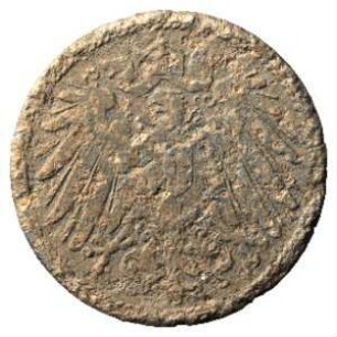 Fundmünze, 10 Pfennig, 1920 - 1922