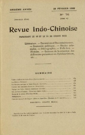 29 Février 1908. No 76