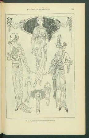Tres elegantísimas creaciones parisienses.