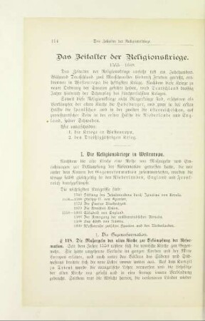 Das Zeitalter der Religionskriege