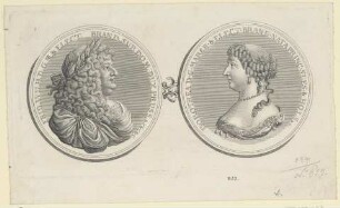 Bildnisse des Frid. Wilh., Kurfürst von Brandenburg und seiner Frau Dorothea Sophie von Schleswig-Holstein