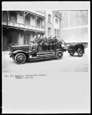Berlin, Feuerwehr-Wagen