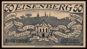 50 (Pfennig) Gutschein Eisenberg
