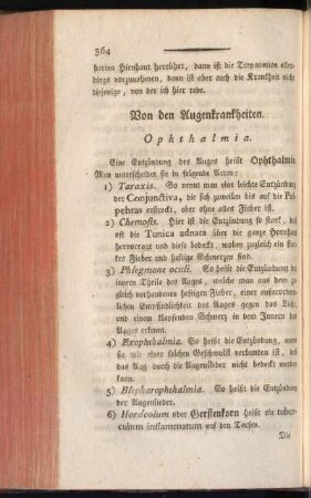 Von den Augenkrankheiten