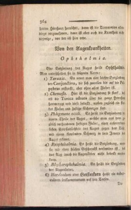 Von den Augenkrankheiten