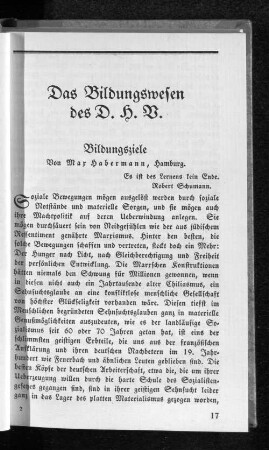 Bildungsziele