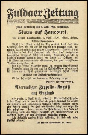 Ausgabe vom Donnerstag, den 06. April 1916.