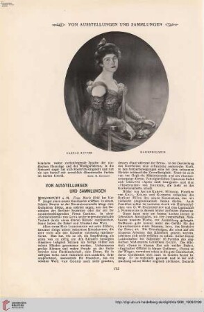 Personal- und Atelier-Nachrichten - Denkmäler - Von Ausstellungen und Sammlungen - Kunstliteratur