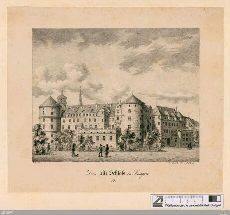 Das alte Schloss in Stuttgart