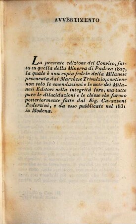 Opere minori di Dante Alighieri, 2,1. Convito