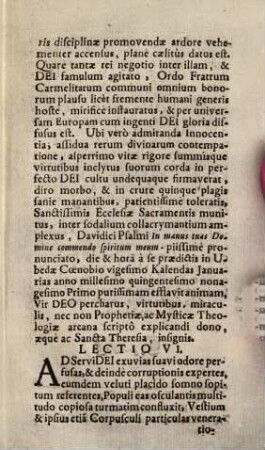 Die XXI. Maij In Festo Translationis Sancti Patris Nostri Joannis A Cruce Dup. Maj.