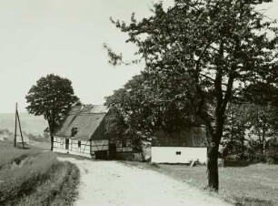 Pobershau, Grube Christbescherung, Huthaus auf der Amtsseite