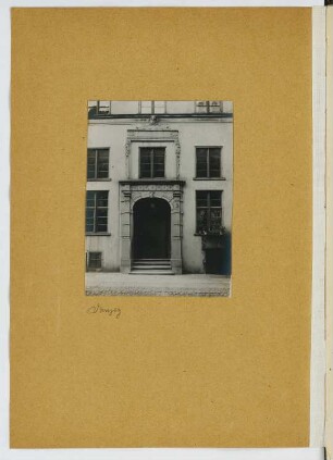 Portal, Danzig: Ansicht (aus: Skizzen- und Fotoalbum 20)