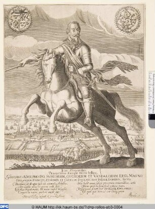 Gustav Adolph König von Schweden zu Pferde