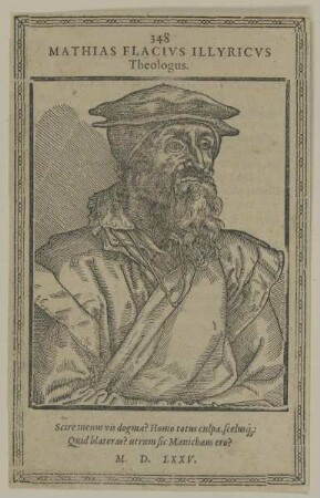 Bildnis des Matthias Flacius Illyricus