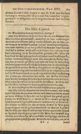 Het XXX. Capittel