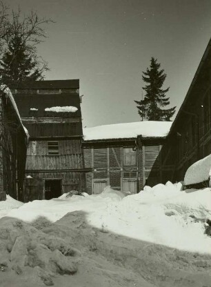 Hammerunterwiesenthal-Niederschlag, Grube Fischzug, Hofseite