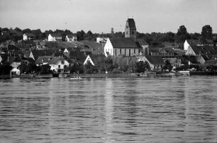 Hagnau: Blick vom See auf Hagnau