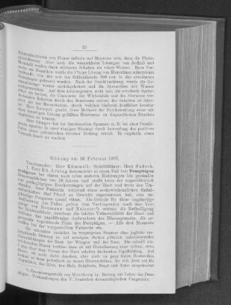 Sitzung am 16. Februar 1897.
