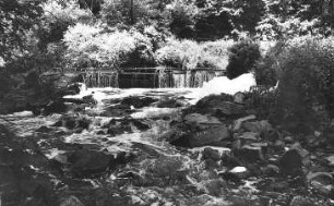 Löbau-Oppeln. Ehem. Mühle, Wehr