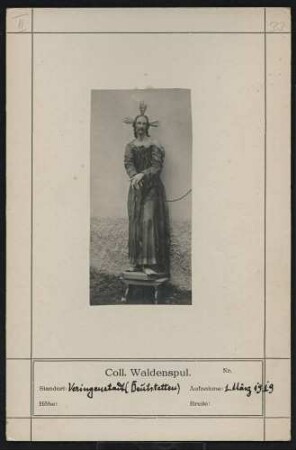 Christusfigur Standort: Veringenstadt (Deutstetten)