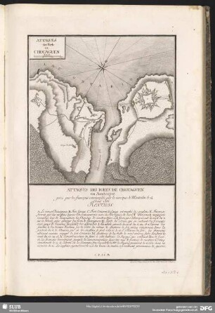 Attaques Des Forts De Chouaguen en Amérique. pris par les français commandés par le marquis de Montcalm le 14 Août 1756