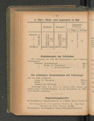 Die zulässigen Abmessungen der Fahrzeuge