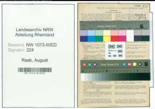 Entnazifizierung August Raab , geb. 09.12.1897 (Lehrer)