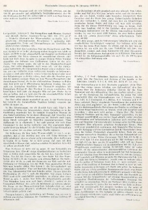 433-434 [Rezension] Das Evangelium nach Thomas