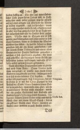 Das XX. Capitel. Von denen Begebnussen Æneæ nach dem Trojanischen Krieg.