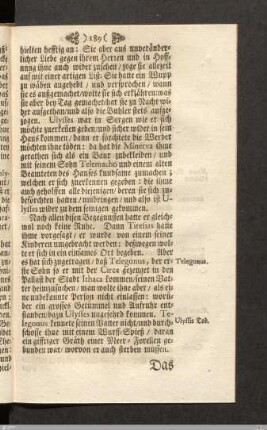 Das XX. Capitel. Von denen Begebnussen Æneæ nach dem Trojanischen Krieg.