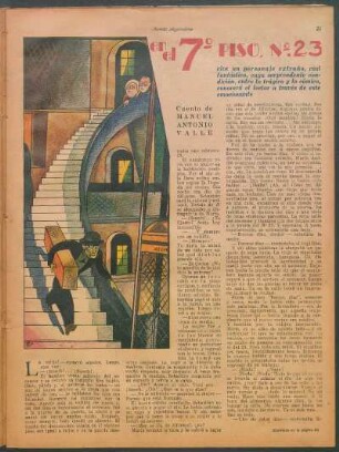 En el 7° piso, n° 23 : Cuento de Manuel Antonio Valle