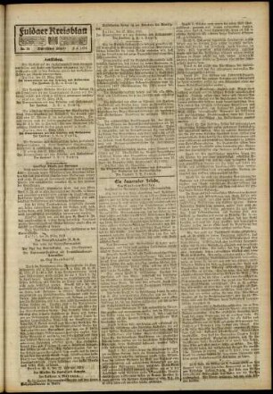 Zweite Ausgabe vom Donnerstag, den 03. April 1919.