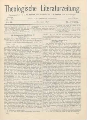 625-629 [Rezension] Schmidt, Carl, Die Paulusacten
