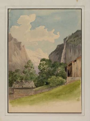 [Lauterbrunnen] : Lauterbrunnen Sonntag Nachmittag 1st August 1847