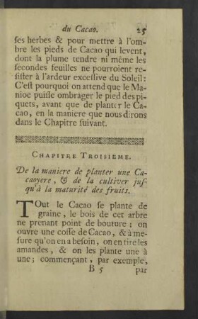 Chapitre troisieme.