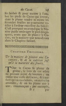 Chapitre troisieme.
