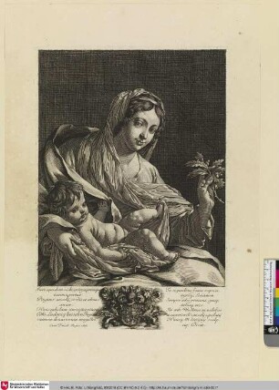 [La Sainte Vierge et l'enfant Jésus; Die Jungfrau Maria und das Jesuskind]