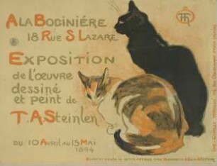Exposition de l'oeuvre dessiné de T.A. Steinlen 1894