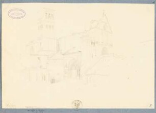Basilika San Francesco, Assisi: Perspektivische Ansicht