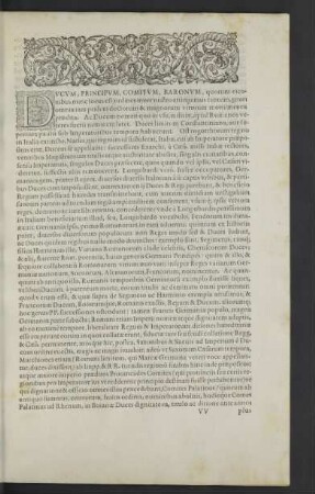Ducum, Principum, Comitum, Baronum ...