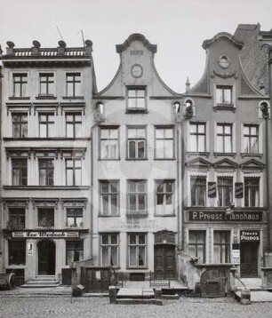Fassade des Bürgerhauses Heiliggeistgasse 91 in Danzig