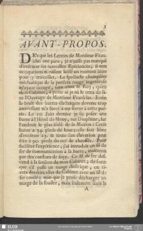 Avant-Propos