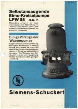 Selbstansaugende Kreiselpumpe