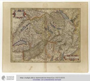 Helvetia cum finitimis regionibus confoederatis