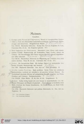 Meissen (Nr. 1-63)