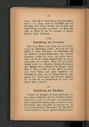 IX. Behandlung mit Phosphor.