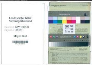 Entnazifizierung Kurt Meyer, geb. 20.12.1908 (Kaufm.Angest.)