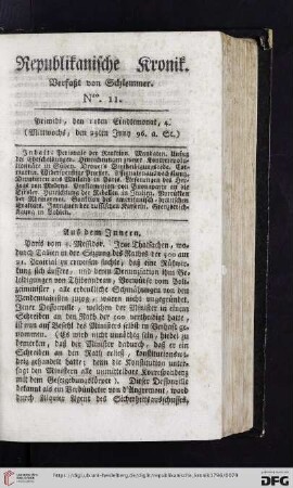(Nro. 11 - Nro. 15)