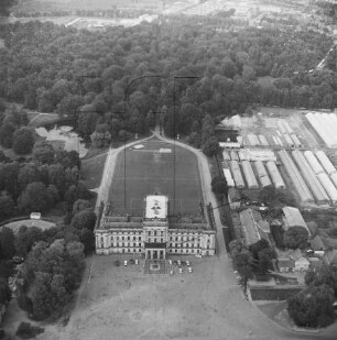 Schloss Ludwigslust : Blickrichtung Norden